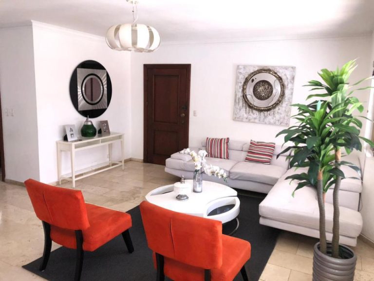 Piantini, espectacular apartamento en alquiler completamente amueblado