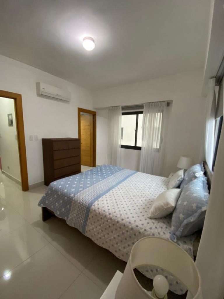 Apartamento de una habitación en exclusiva torre de Piantini: Moderno y confortable